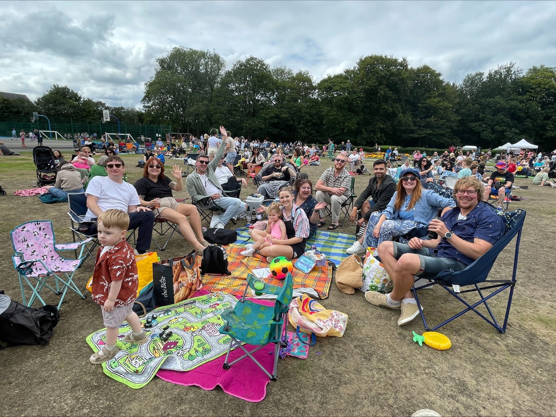 A group enjoying Leigh Pride A group enjoying Leigh Pride